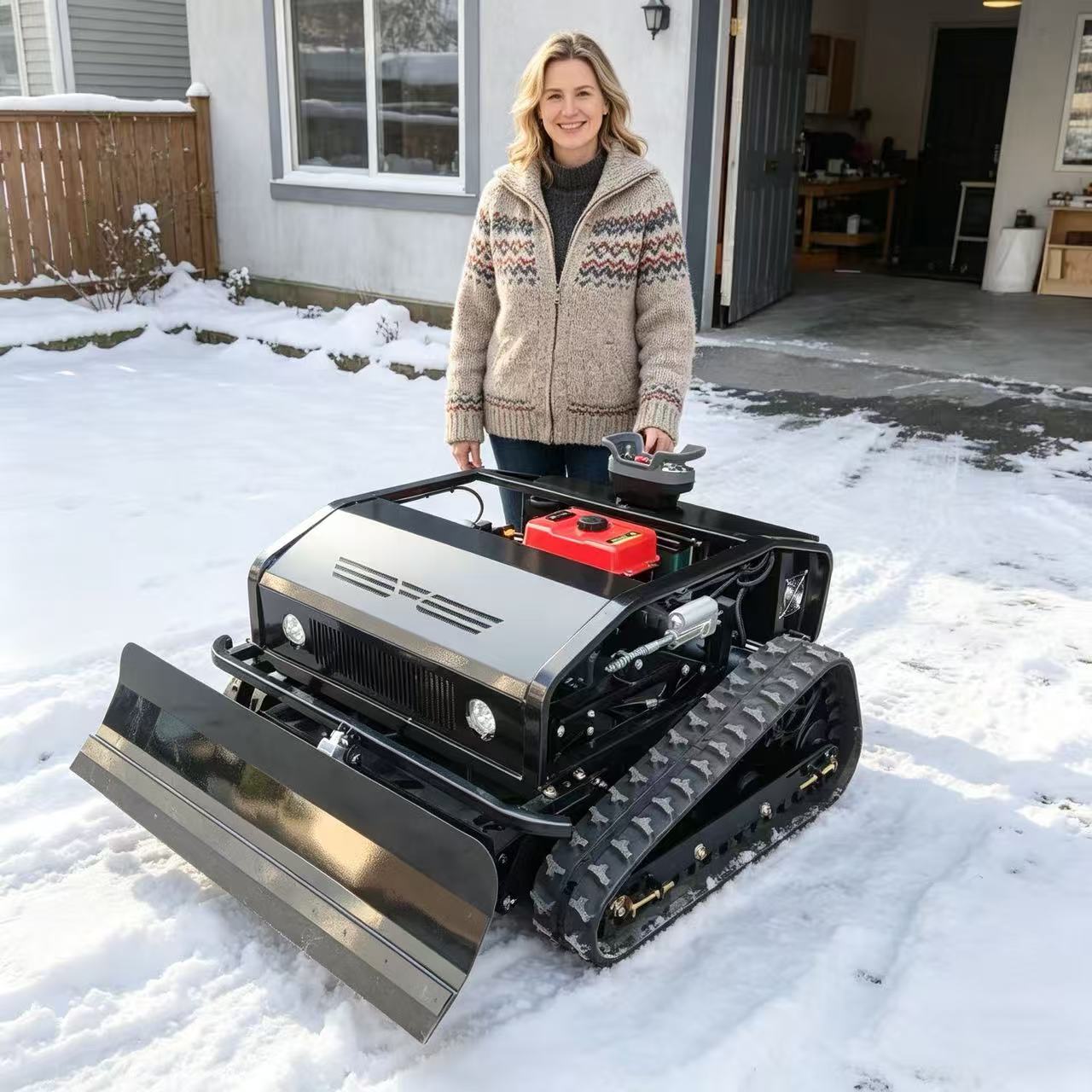Agriculture Farming Robot - 2-in-1 Remote Control Mower & Sprayer,