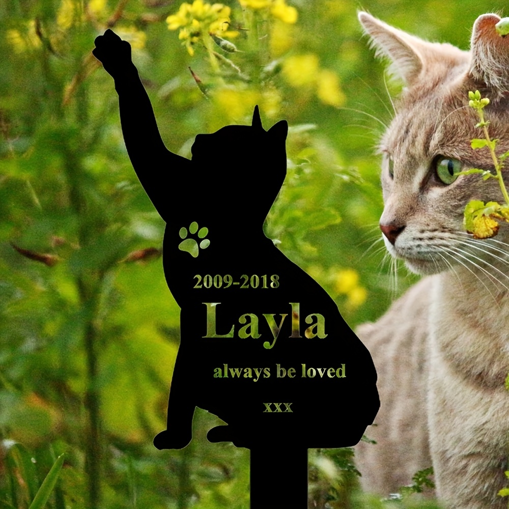 Custom Cat Memorial Stake, Cat - Farming And Agriculture 리뷰 및 가격