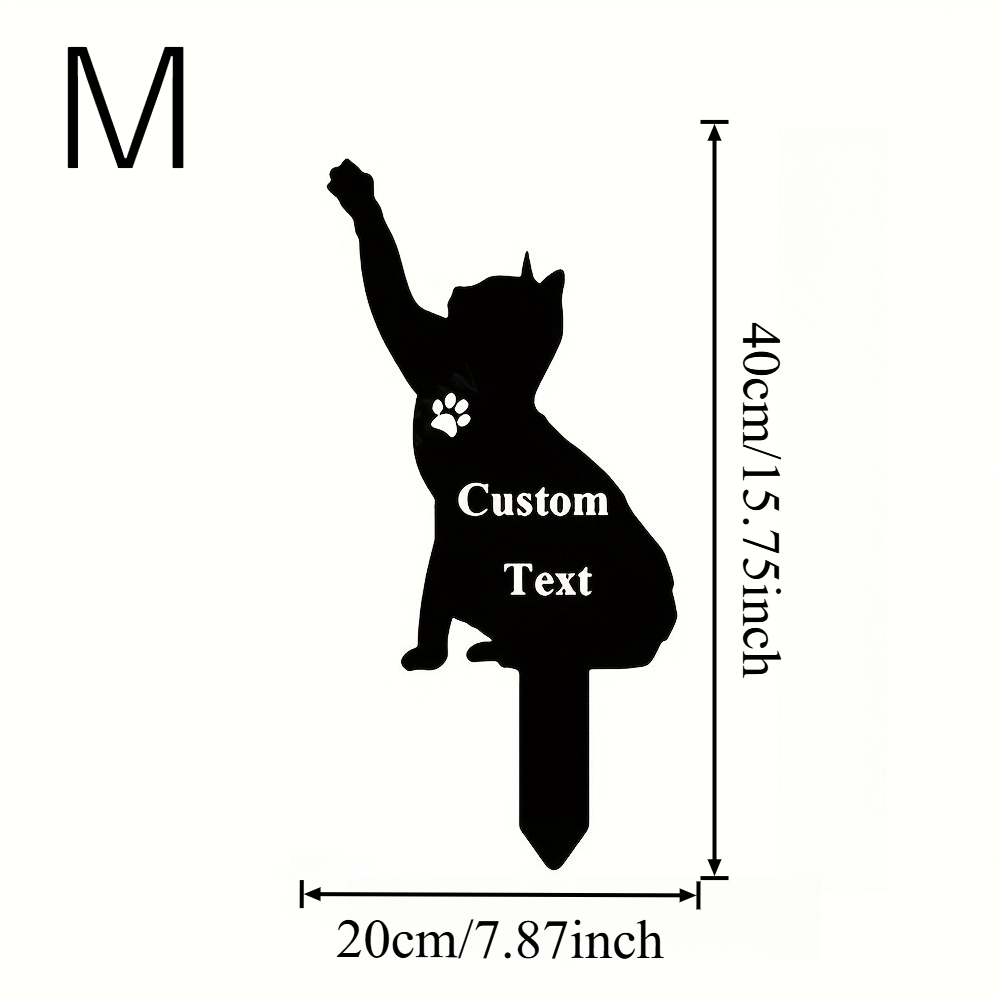 Custom Cat Memorial Stake, Cat - Farming And Agriculture 리뷰 및 가격