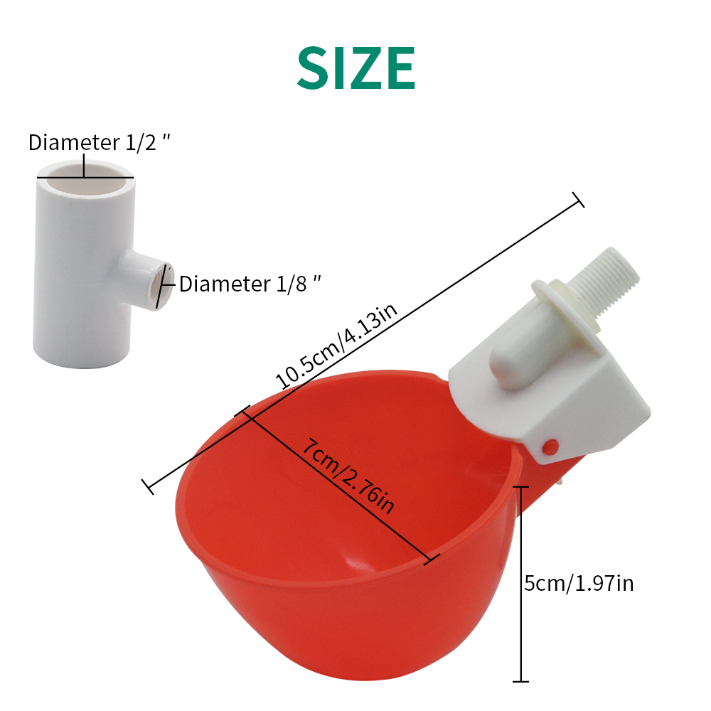 5/10/20Pcs Plastic Poultry Dri - Chicken Nipple Drinker 리뷰 및 가격