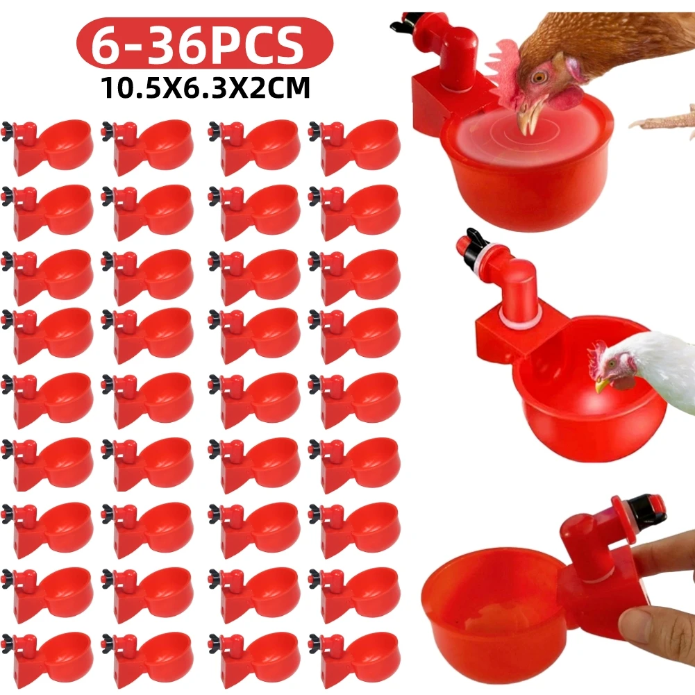 6-36Pcs Chicken Duck Drinking  - Chicken Nipple Drinker 리뷰 및 가격