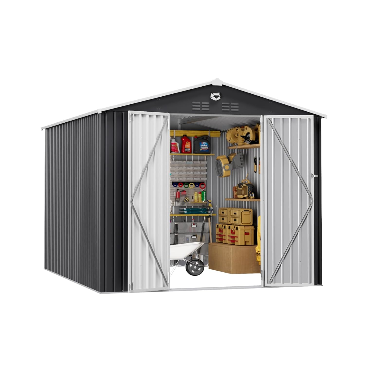 10x12 FT Metal Outdoor Storage - Farming And Agriculture 리뷰 및 가격