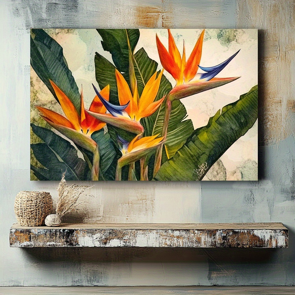 Vibrant Tropical Orchid Poster - Orchard Sprayer Tractor 리뷰 및 가격