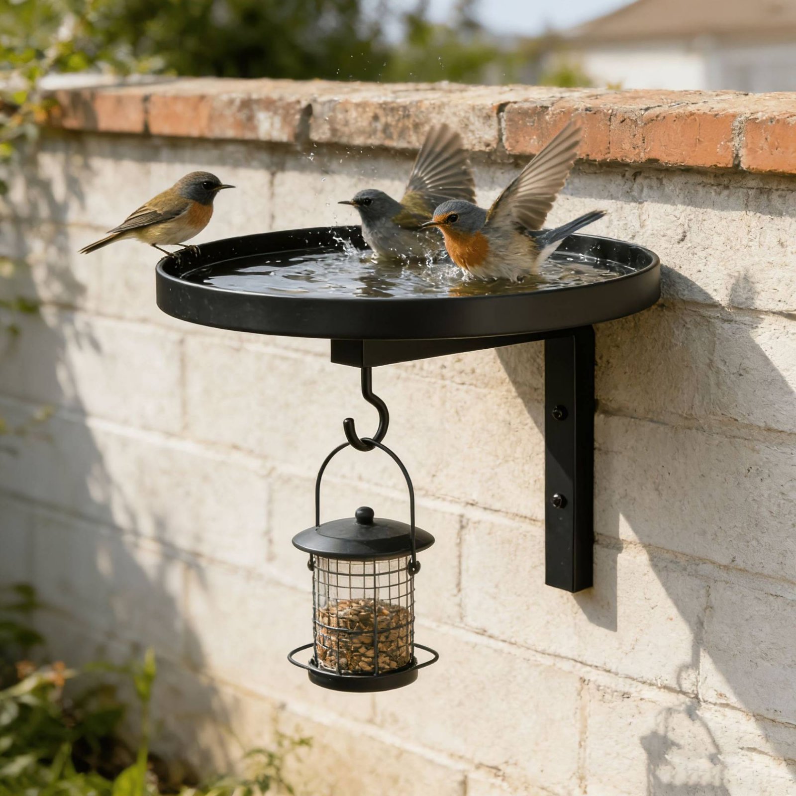 Wall Mounted Bird Bath Space S - Farming And Agriculture 리뷰 및 가격