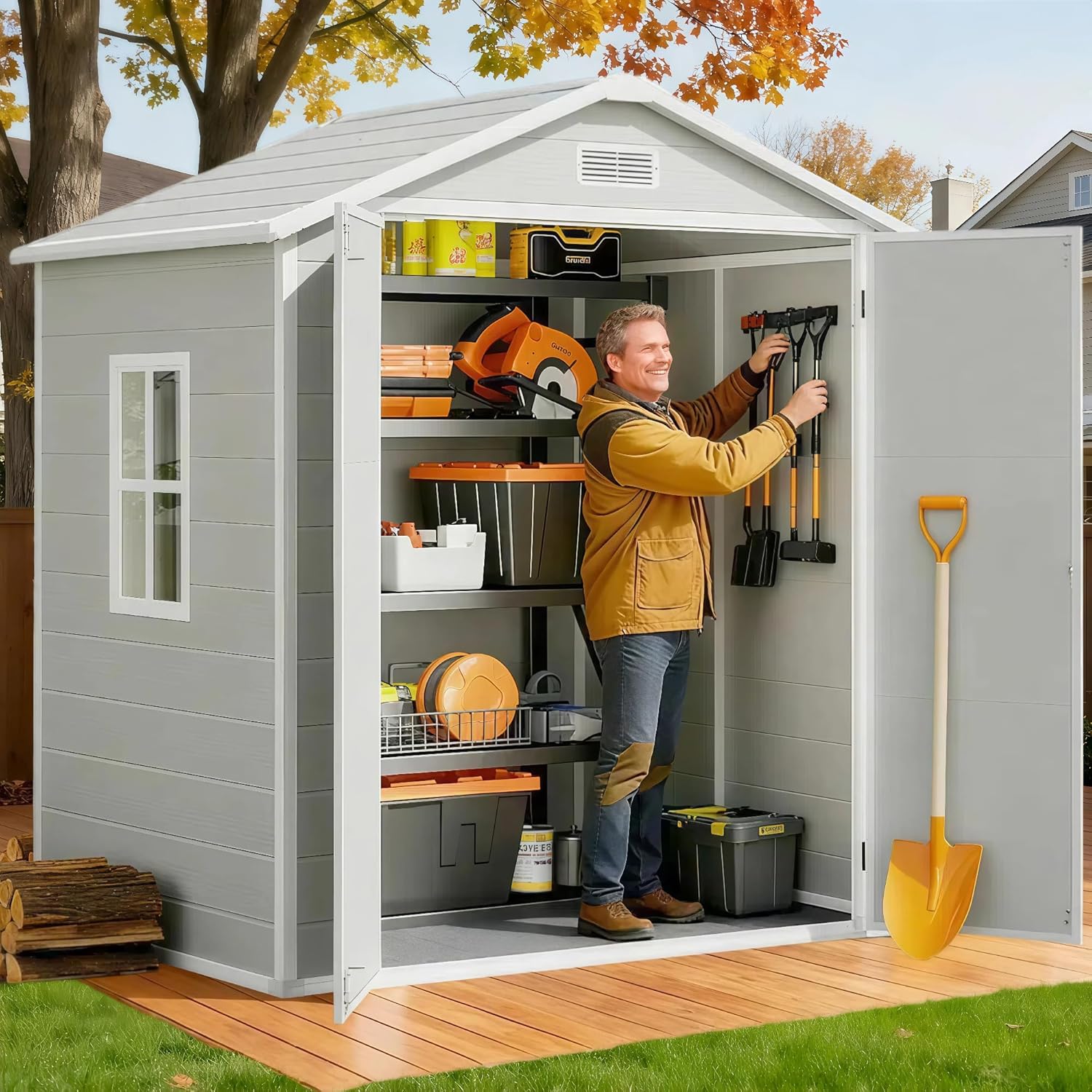 All-Weather Resin Outdoor Stor - Farming And Agriculture 리뷰 및 가격