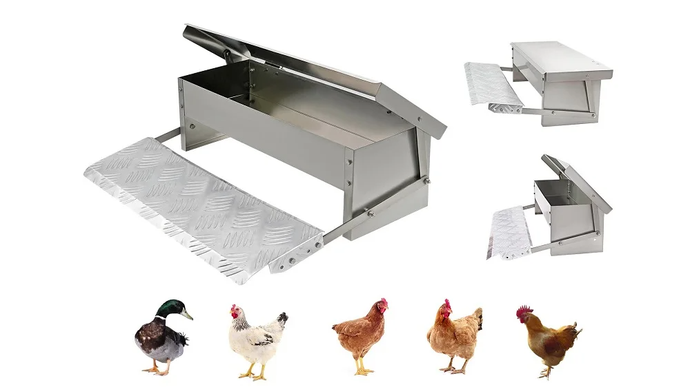 Automatic Chicken Feeder with  - Chicken Nipple Drinker 리뷰 및 가격