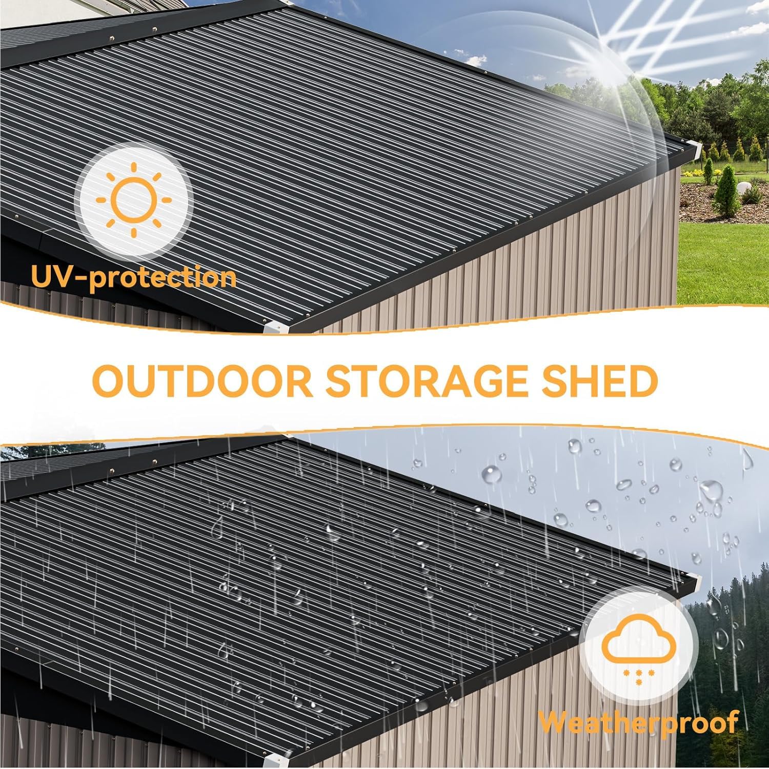 10 x 12FT Outdoor Storage Shed - Farming And Agriculture 리뷰 및 가격