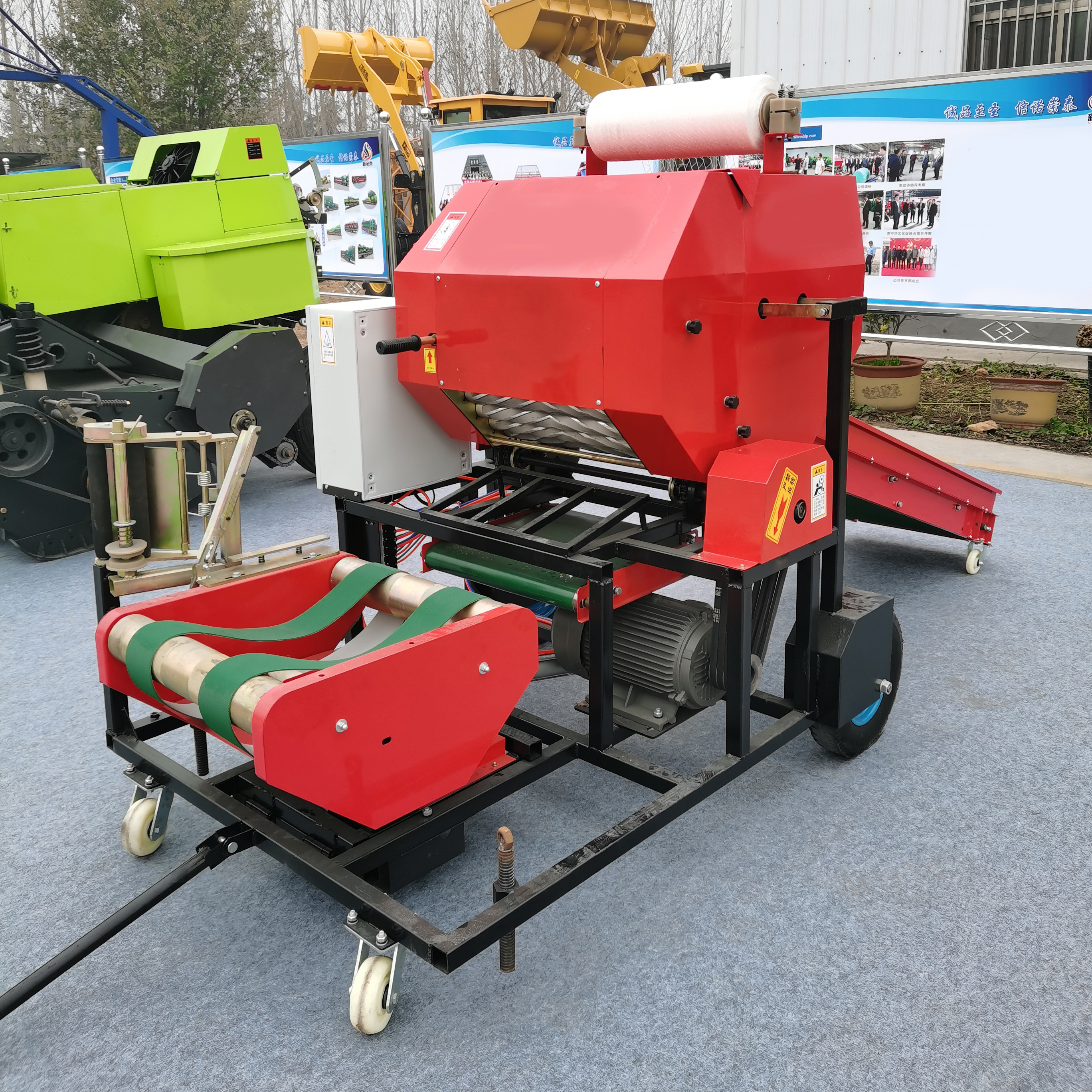 Green Storage Corn Stalk Baler - Silage Baler Machine 리뷰 및 가격