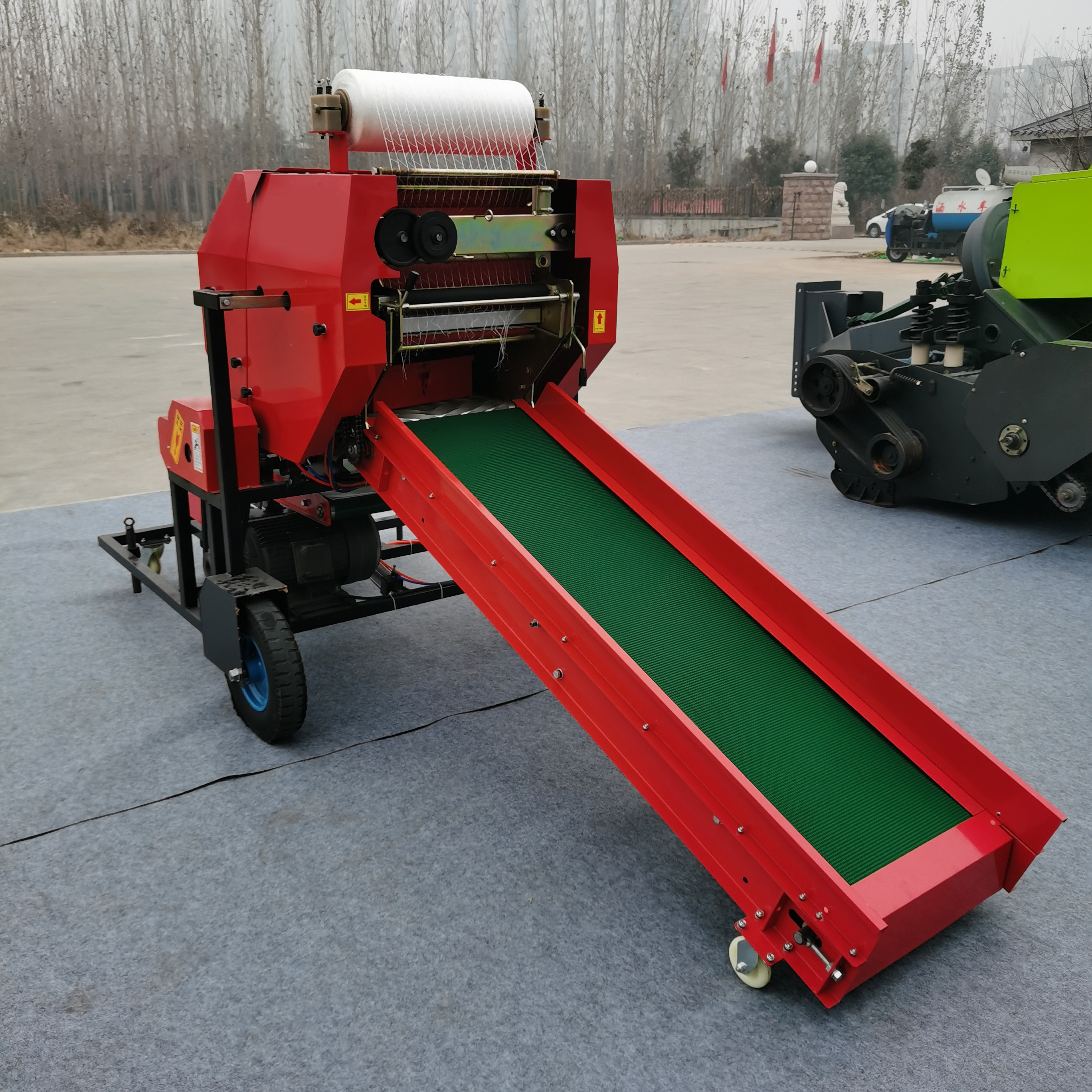 Green Storage Corn Stalk Baler - Silage Baler Machine 리뷰 및 가격