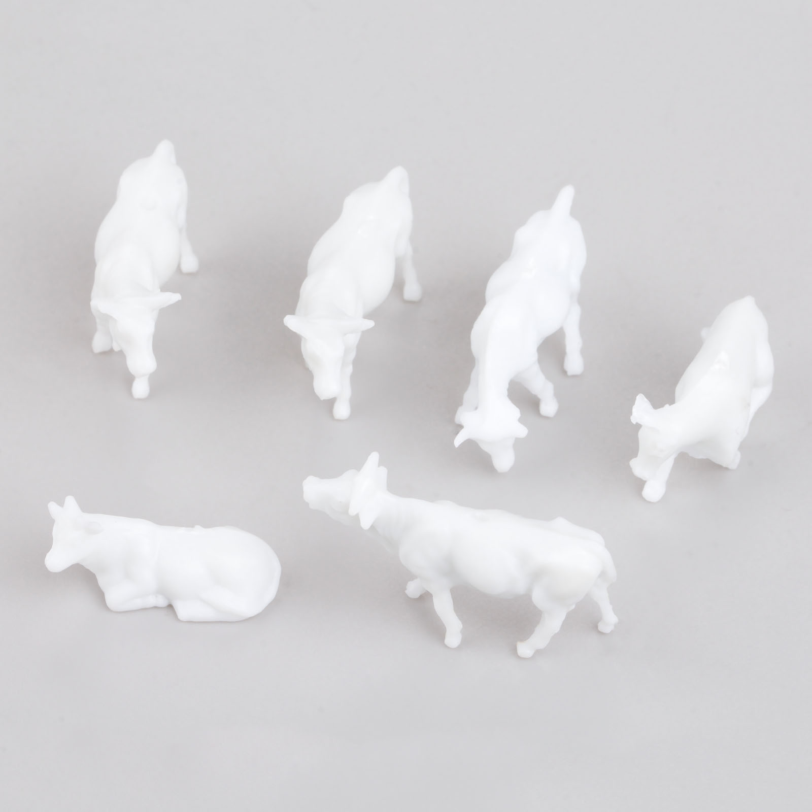 100pcs White Model Cows Scale  - Farming Agriculture Model 리뷰 및 가격