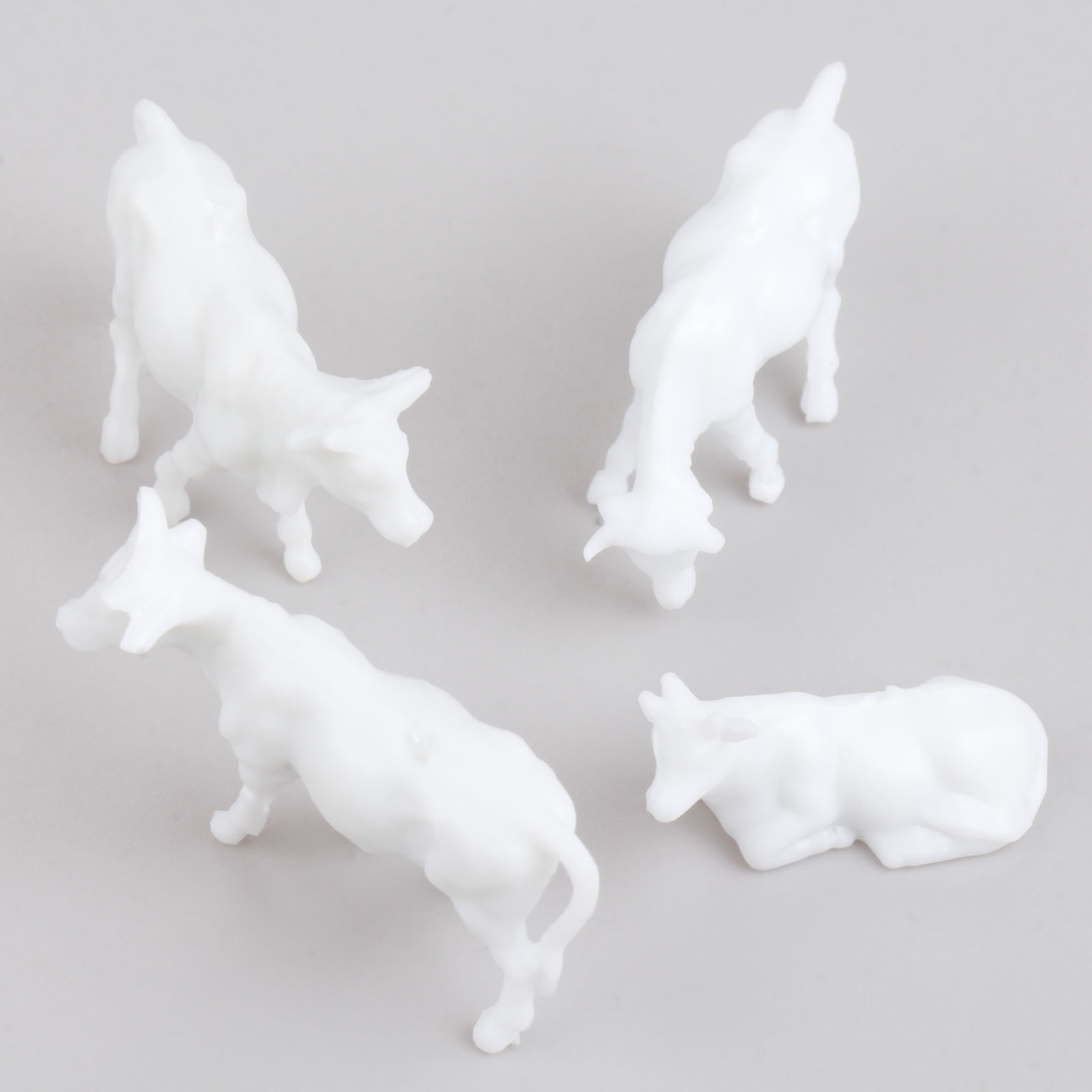 100pcs White Model Cows Scale  - Farming Agriculture Model 리뷰 및 가격