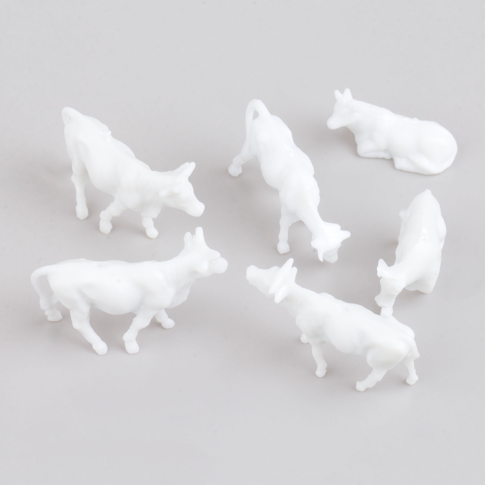 100pcs White Model Cows Scale  - Farming Agriculture Model 리뷰 및 가격