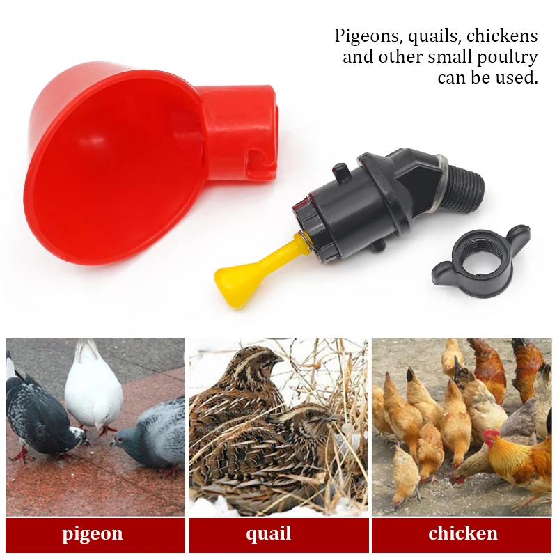 6-36Pcs Chicken Quail Hanging  - Chicken Nipple Drinker 리뷰 및 가격