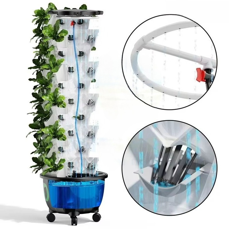 65 L 6 Layer 48 Holes Garden V - Hydroponic Farming Agriculture 리뷰 및 가격